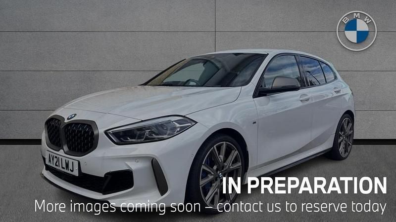 Used BMW M135 Comfort Edition 302 HP (222 kW) 2021 White Hatchback