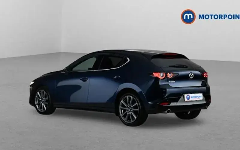 Used Mazda 3 Exclusive-Line 140 HP (102 kW) 2025 Blue Hatchback