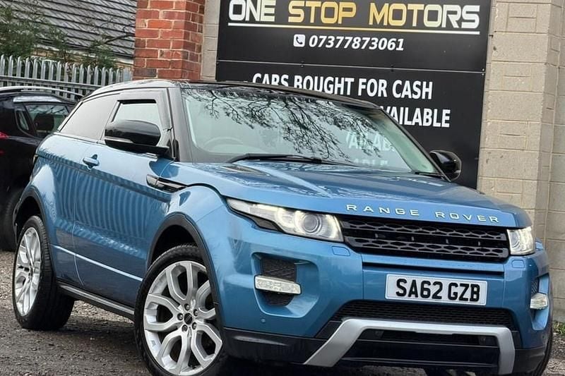 Blue Used 2012 Land Rover Range Rover evoque Dynamic Coupe | £6,995 (Good price) - Image 1/1