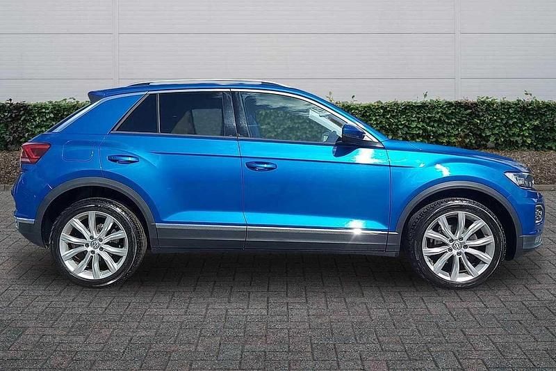 Used VW T-Roc SEL 115 HP (84 kW) 2019 Blue SUV