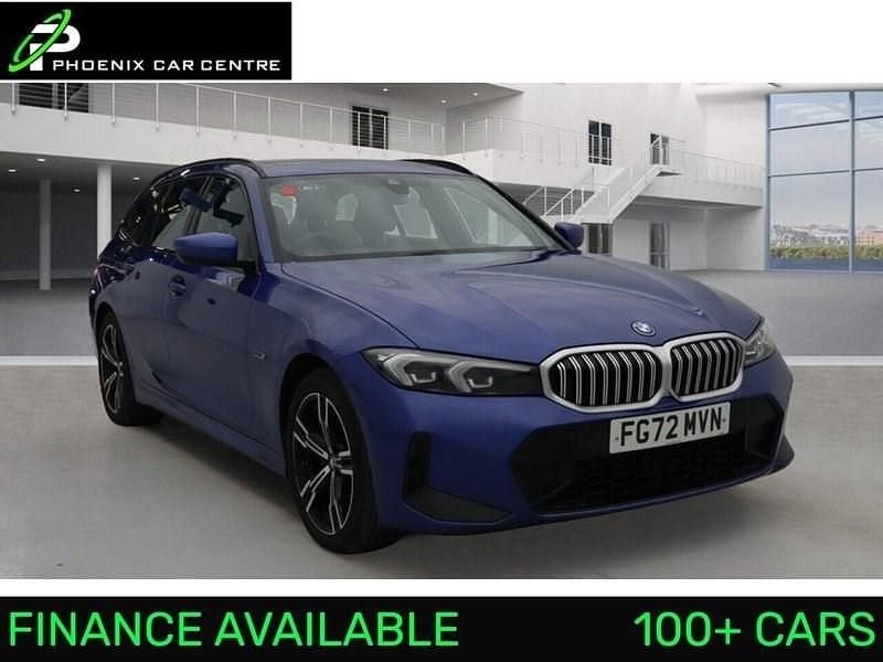 Portimao blue Used 2022 BMW 330e M Sport Estate | £24,795 (Fair price) - Image 1/1