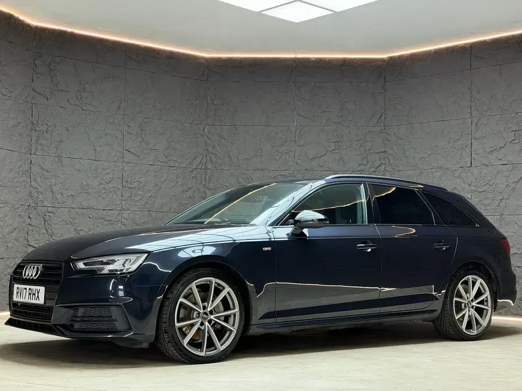 Used Audi A4 S-Line 190 HP (139 kW) 2017 Blue Estate