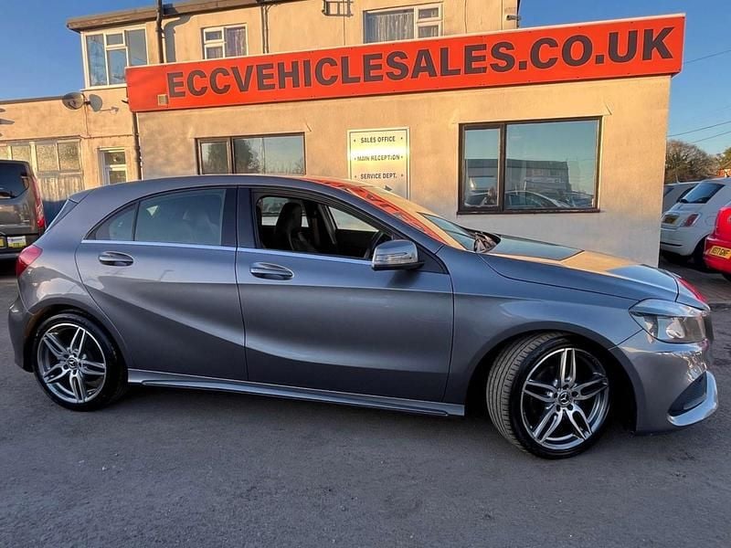 Grey Used 2017 Mercedes A200 AMG line Hatchback | £8,795 (Good price) - Image 1/4