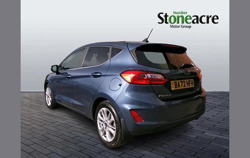 Used Ford Fiesta Titanium 125 HP (91 kW) 2022 Blue Hatchback