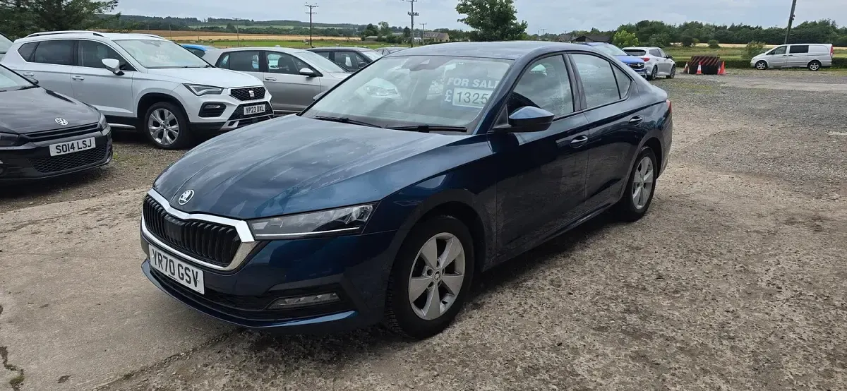 Used Skoda Octavia SE First Edition 150 HP (110 kW) 2020 Blue Hatchback
