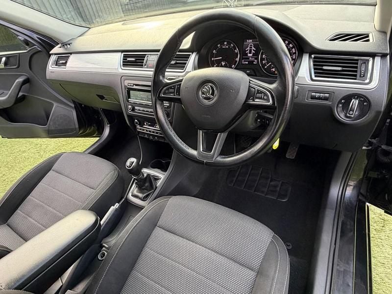 Used Skoda Rapid Elegance 105 HP (77 kW) 2014 Black Hatchback