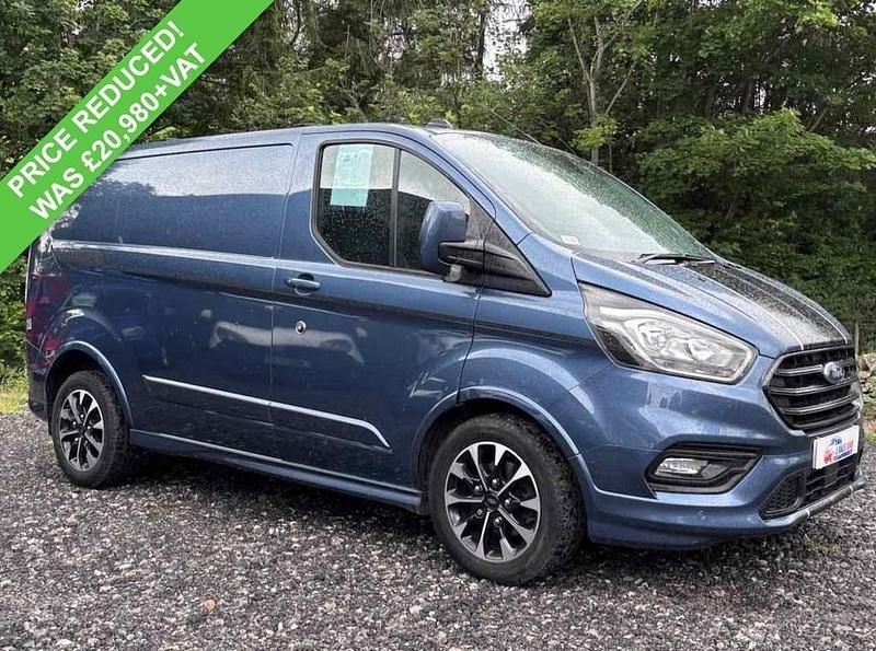 Blue Used 2022 Ford Transit Custom Sport Van | £19,995 (Fair price) - Image 1/4