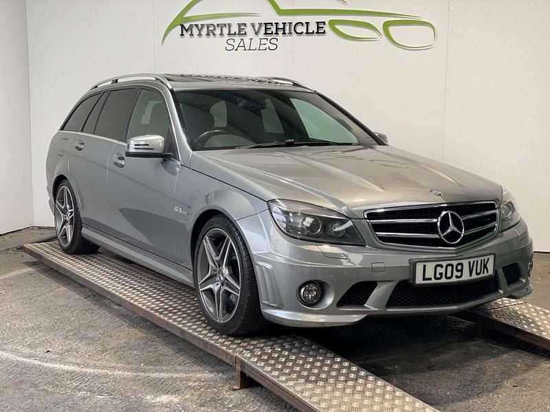 Used Mercedes C63 AMG 2009 Silver Estate
