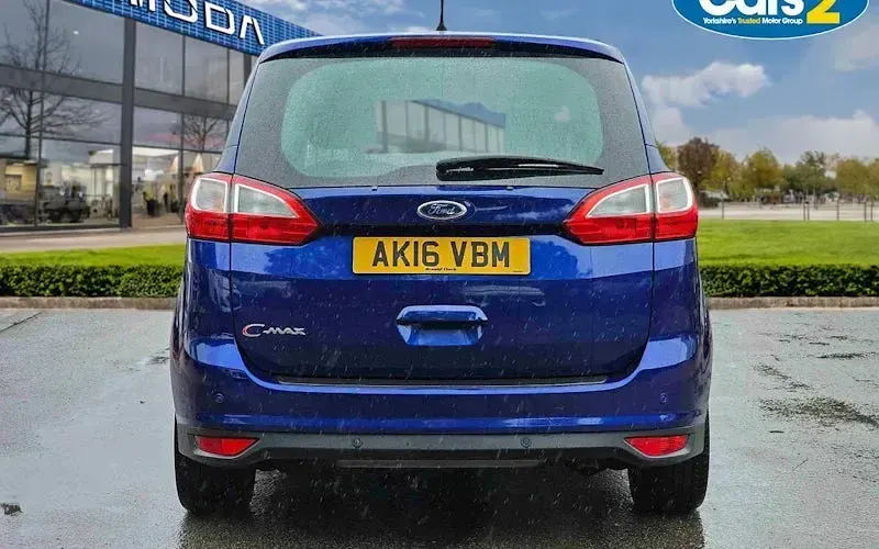 Used Ford Grand C-Max Titanium 150 HP (110 kW) 2016 Blue MPV