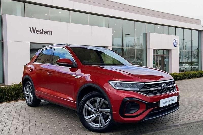 Red Used 2022 VW T-Roc R-line SUV | £22,890 (Fair price) - Image 1/4