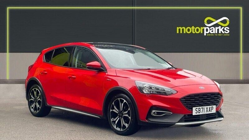 Red Used 2022 Ford Focus Active X Hatchback | £15,099 (Good price) - Image 1/4