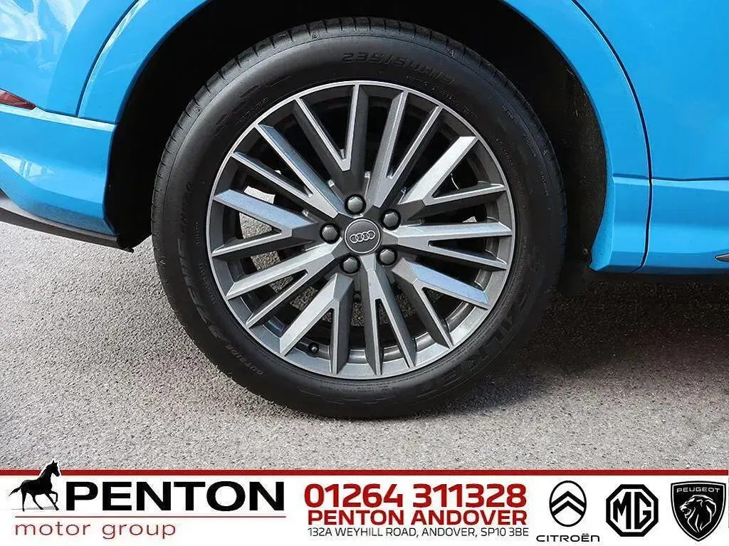 Used Audi Q3 S-Line 150 HP (110 kW) 2019 Blue SUV