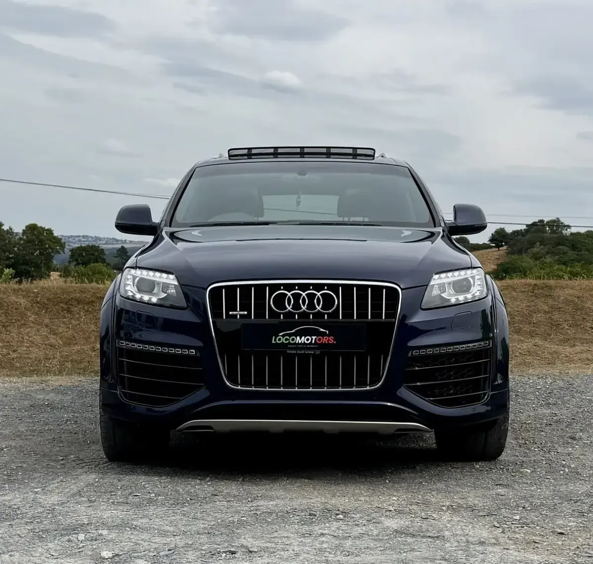 Used Audi Q7 S-Line 241 HP (177 kW) 2015 Blue SUV