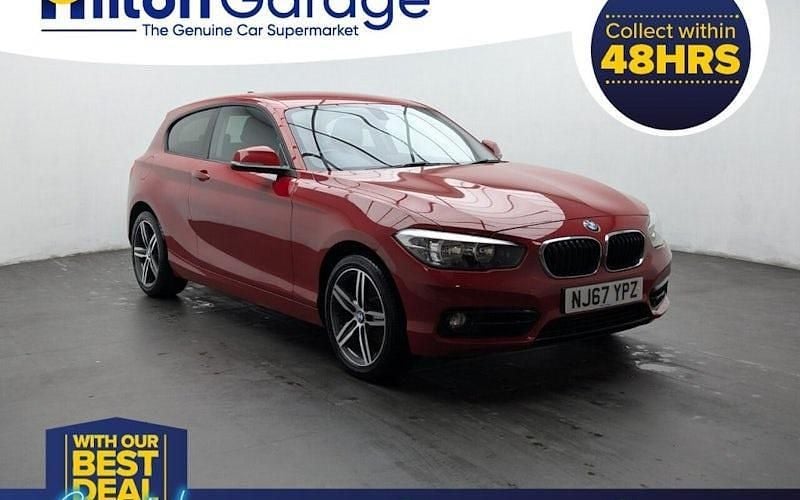 Used BMW 118 Sport Line 150 HP (110 kW) 2017 Red Hatchback