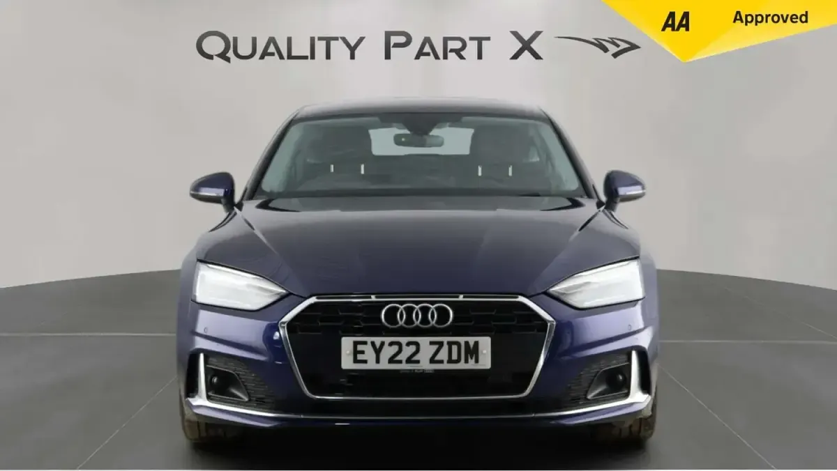 Used Audi A5 Sportback Sport 150 HP (110 kW) 2022 Blue Hatchback