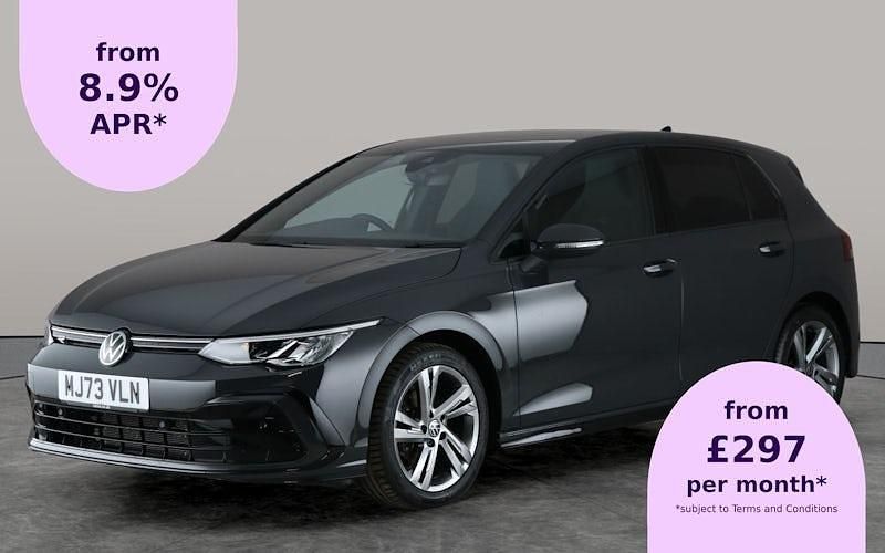 Grey Used 2023 VW Golf VIII R-line Hatchback | £20,981 (Fair price) - Image 1/2
