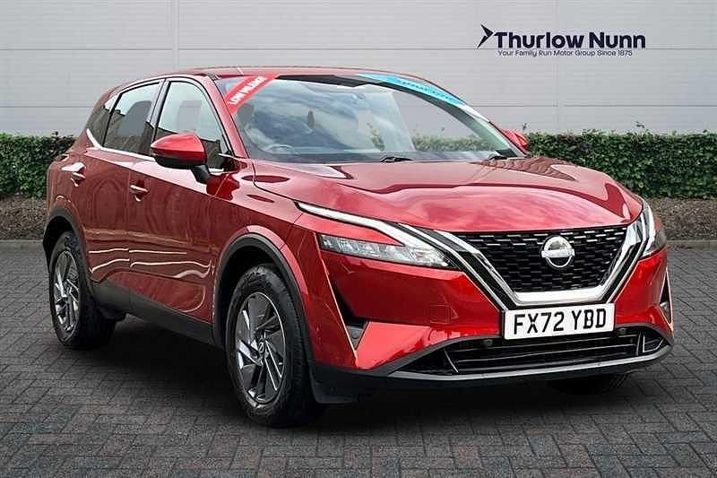 Red Used 2022 Nissan Qashqai Acenta Premium SUV | £17,190 (Good price) - Image 1/4