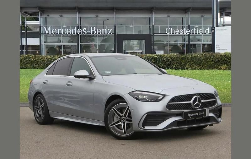 Used Mercedes C200 AMG line 200 HP (147 kW) 2025 Silver Sedan