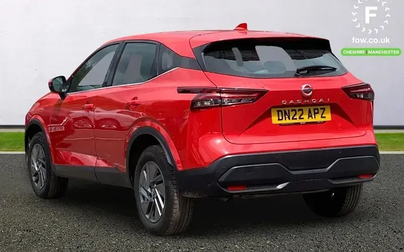 Used Nissan Qashqai Acenta Premium 158 HP (116 kW) 2022 Red SUV