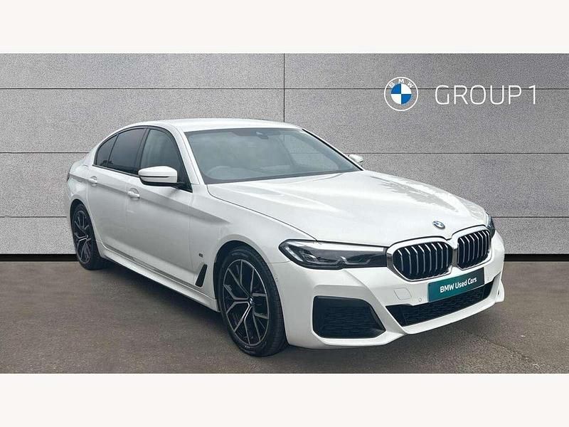 White Used 2020 BMW 530 M Sport Sedan | £27,391 (Fair price) - Image 1/4