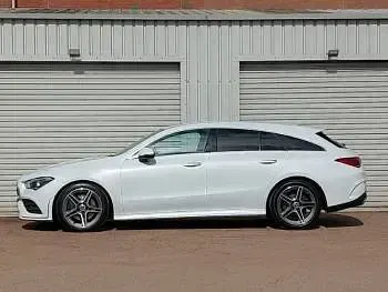 Used Mercedes CLA220 AMG Line Premium 190 HP (139 kW) 2020 White Coupe