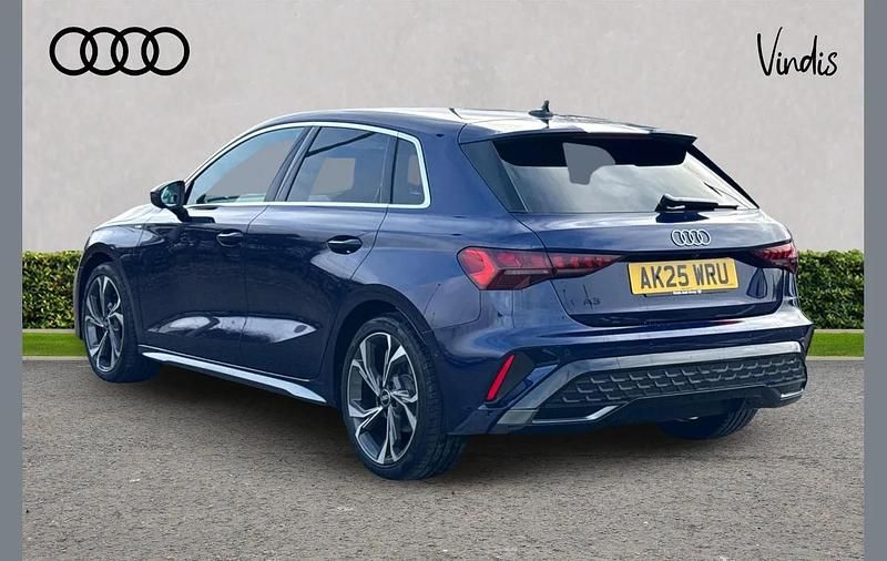 Used Audi A3 S-Line 147 HP (108 kW) 2025 Blue Hatchback