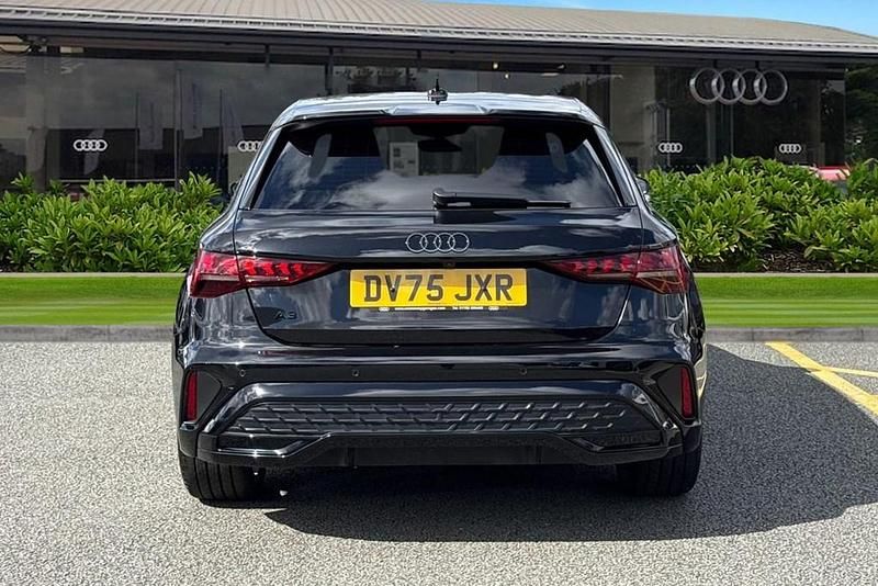 Used Audi A3 Sportback Black Edition 150 HP (110 kW) 2025 Black Hatchback