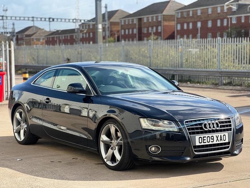 Black Used 2009 Audi A5 Sport Coupe | £3,495 (Good price) - Image 1/4