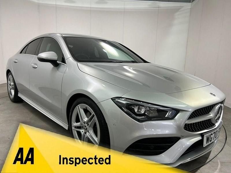 Silver Used 2020 Mercedes CLA180 AMG line Sedan | £20,980 (Good price) - Image 1/3