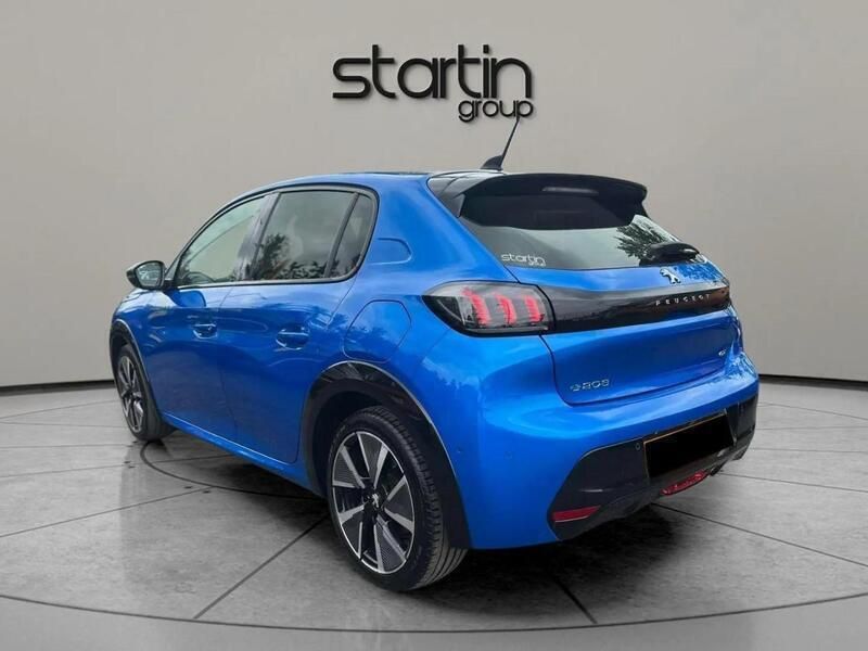 Blue Used 2021 Peugeot e-208 GT Hatchback | £12,250 (Fair price) - Image 1/4