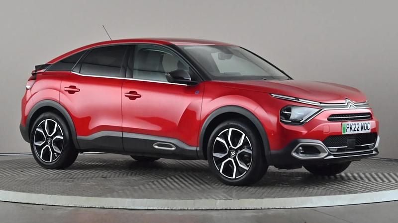 Red Used 2022 Citroën e-C4 Shine Hatchback | £11,998 (Fair price) - Image 1/3