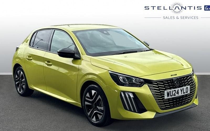 Yellow Used 2024 Peugeot 208 Allure Hatchback | £18,073 - Image 1/4