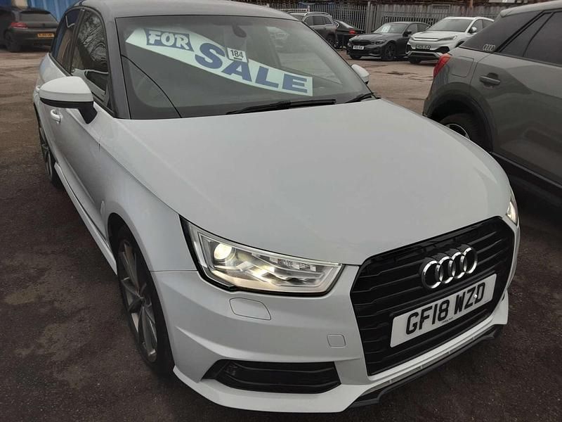 Used Audi A1 Sportback Black Edition 125 HP (91 kW) 2018 White Hatchback