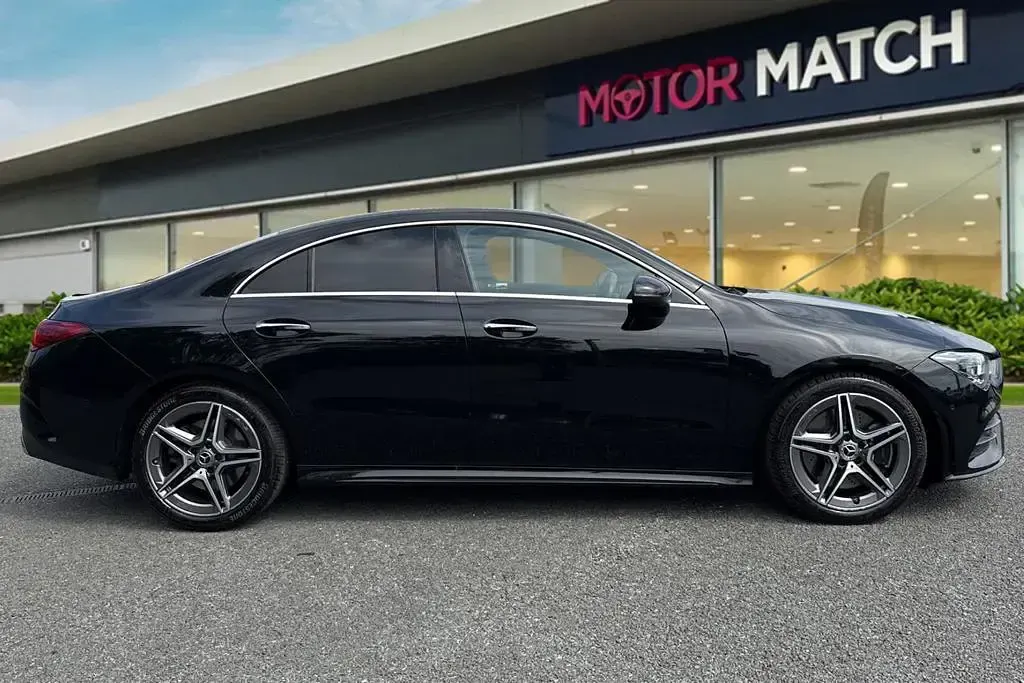 Used Mercedes CLA250 AMG line 224 HP (164 kW) 2022 Black Coupe