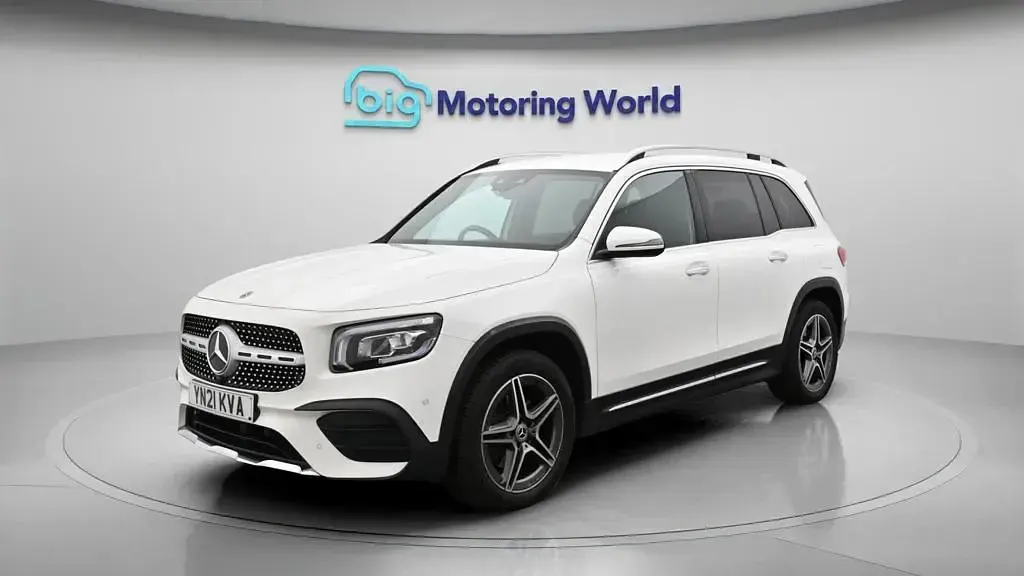 Used Mercedes GLB200 AMG line 150 HP (110 kW) 2021 White SUV