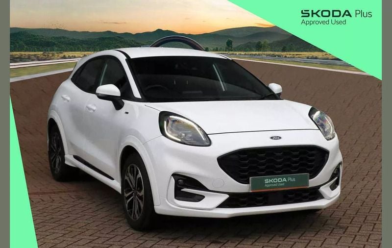 White Used 2022 Ford Puma ST-Line SUV | £14,373 (Good price) - Image 1/4