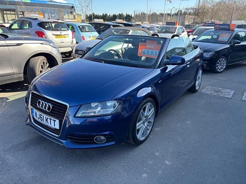 Used Audi A3 Cabriolet S-Line 2011 Blue Cabriolet
