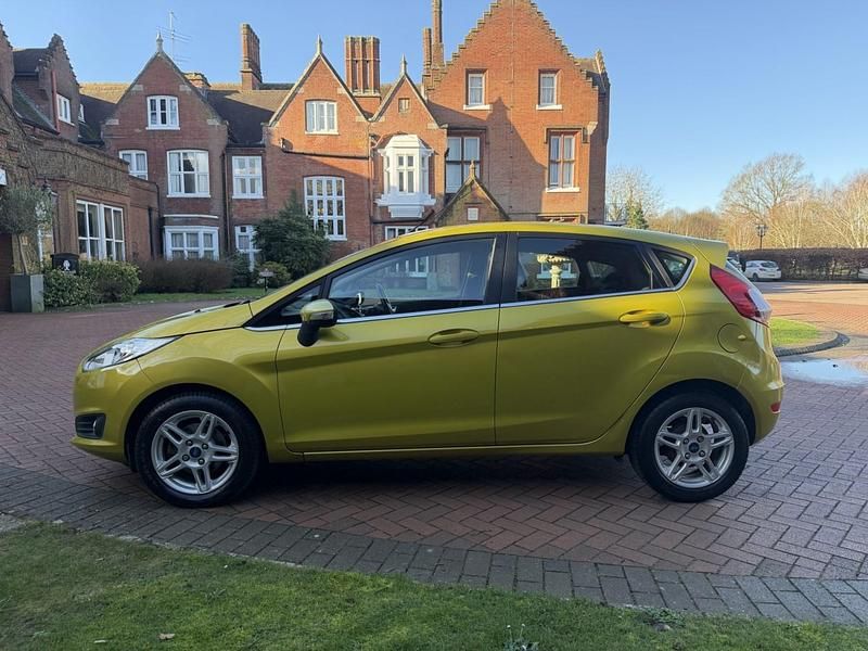 Used Ford Fiesta Zetec 2013 Yellow Hatchback