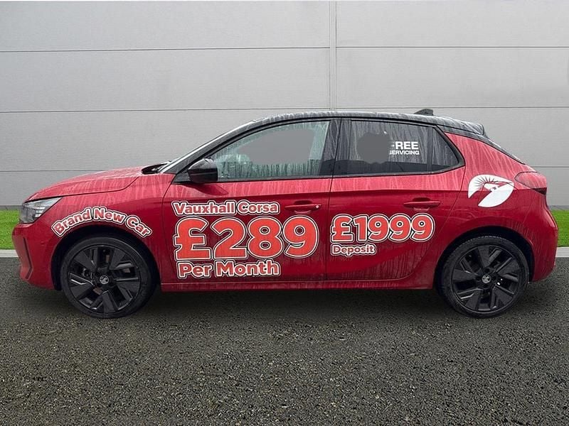 Used Vauxhall Corsa-e 100 kW (136 HP) 2024 Red Hatchback