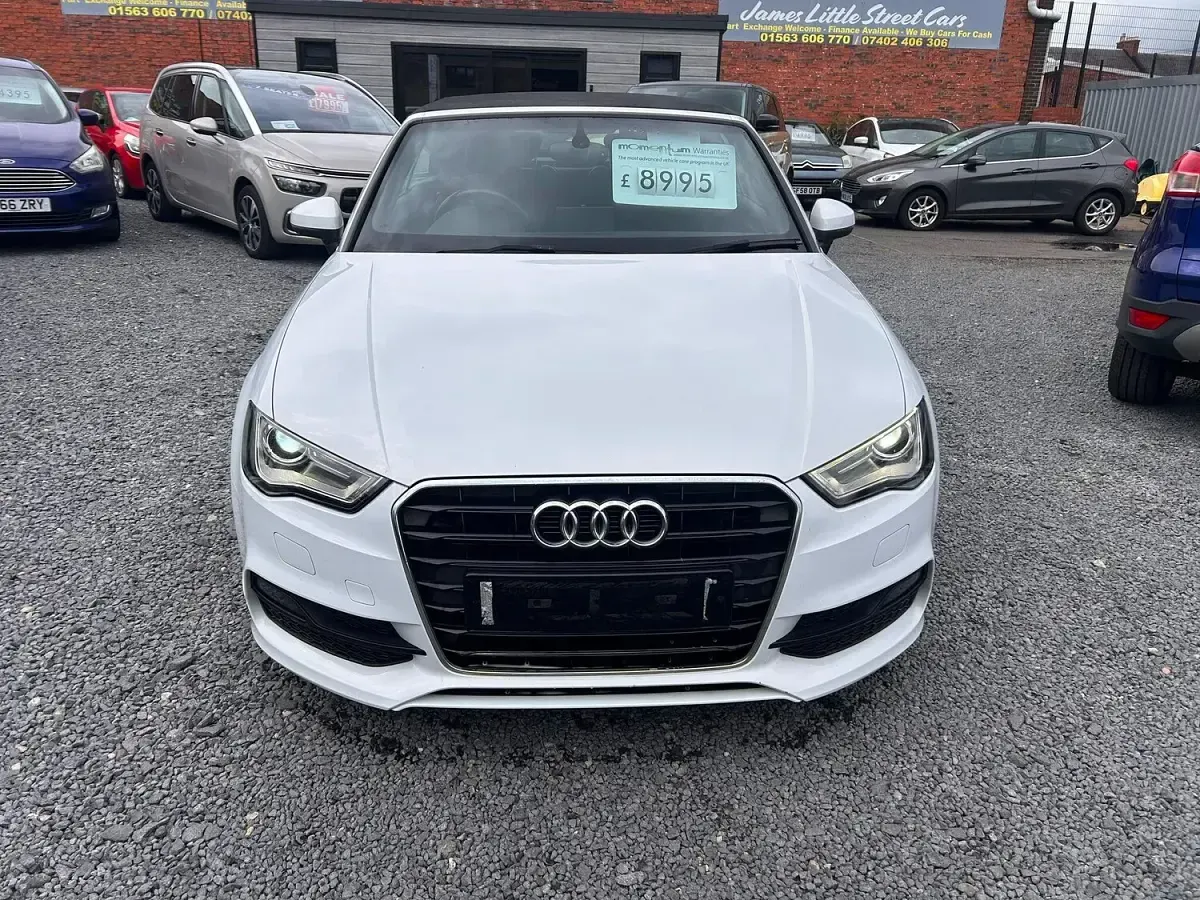 Used Audi A3 Cabriolet S-Line 2015 White Cabriolet