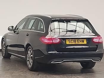 Used Mercedes C200 184 HP (135 kW) 2018 Black Estate