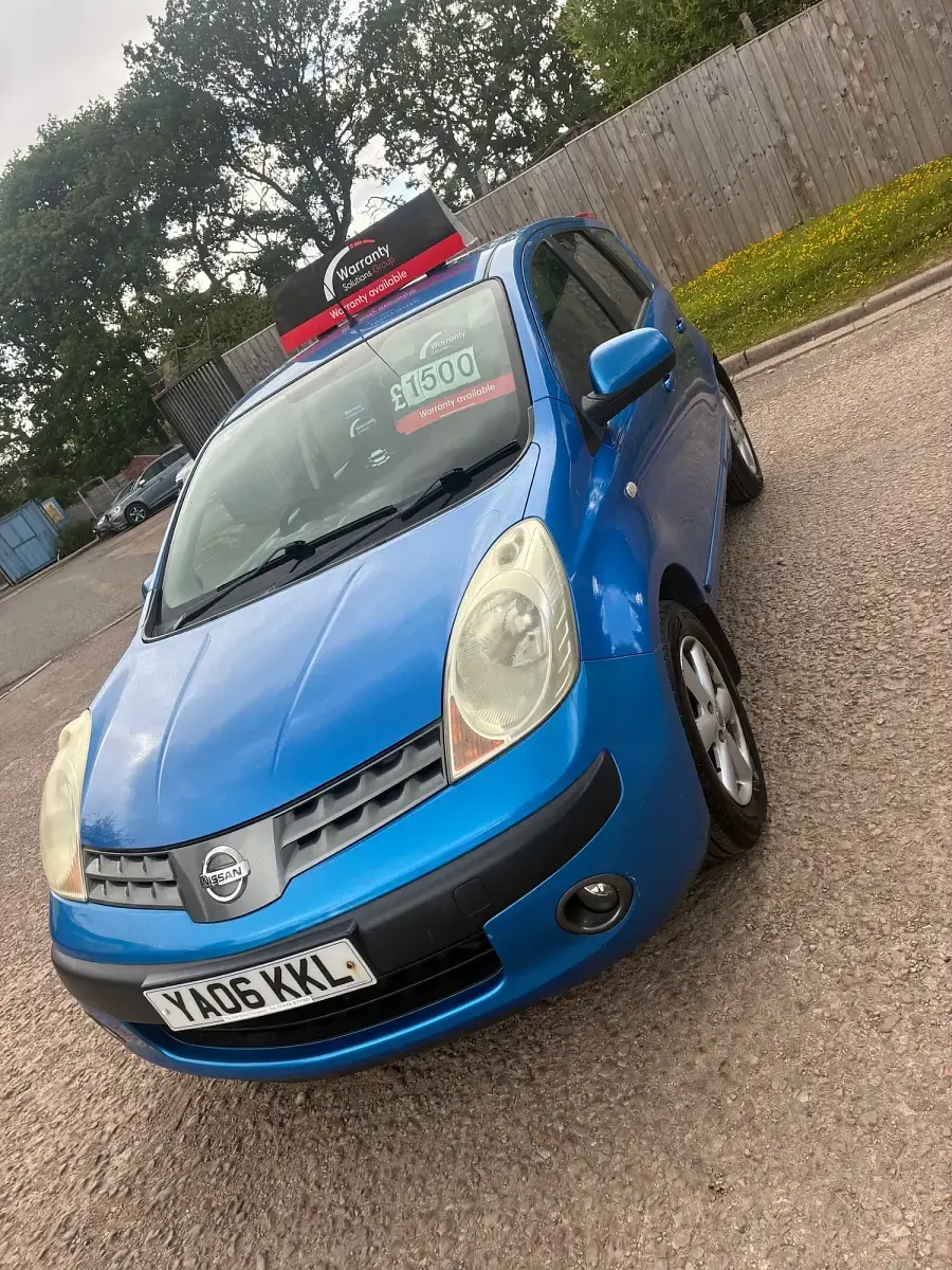 Used Nissan Note SE 88 HP (64 kW) 2006 Blue Hatchback