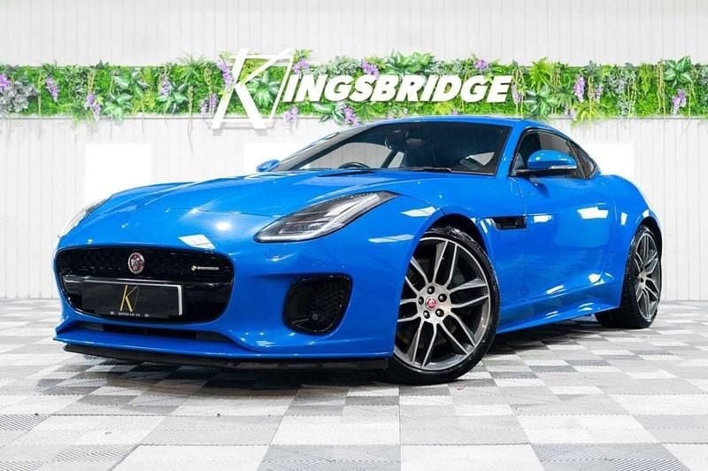 Used Jaguar F-Type R-Dynamic 380 HP (279 kW) 2017 Blue Coupe