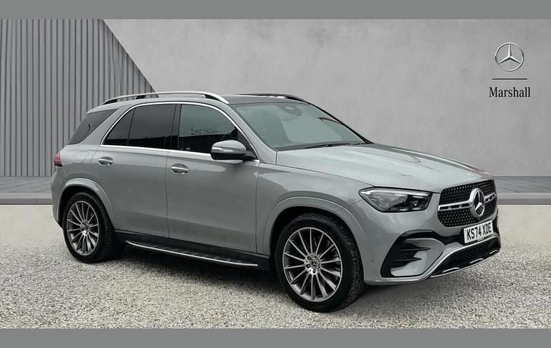 Manufaktur alpine grey solid Used 2024 Mercedes GLE450 AMG AMG line SUV | £64,480 (Fair price) - Image 1/4