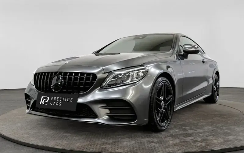 Used Mercedes C220 AMG line 194 HP (142 kW) 2020 Grey Coupe