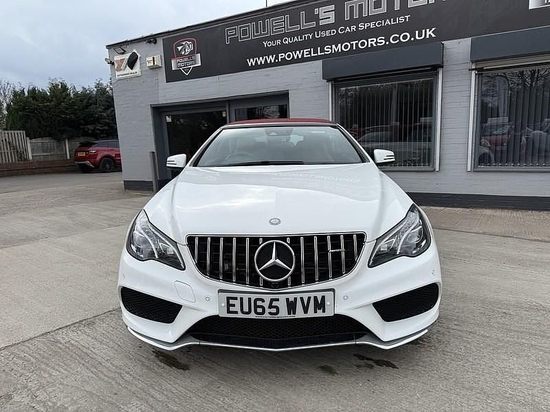 Used Mercedes E220 AMG Line Premium 2015 White Cabriolet