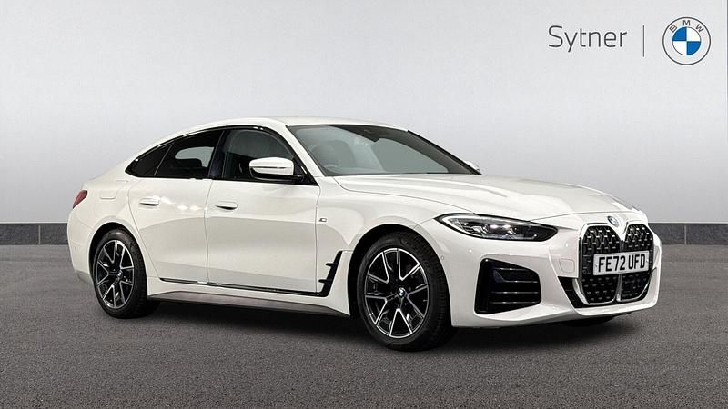 White Used 2022 BMW 420 Gran Coupé M Sport Coupe | £26,750 (Good price) - Image 1/4