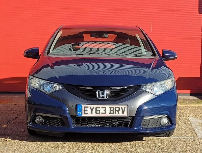 Used Honda Civic EX 2013 Blue Hatchback