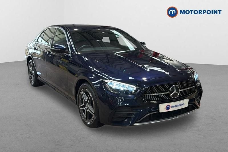 Used Mercedes E300 AMG line 2022 Blue Sedan