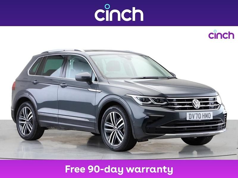 Grey Used 2020 VW Tiguan Elegance SUV | £19,549 (Fair price) - Image 1/3